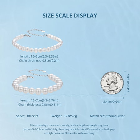 Bratara argint cu perle [16]