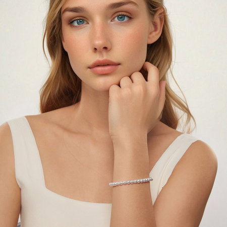 Bratara argint cu perle [1]