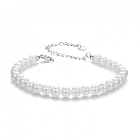 Bratara argint cu perle