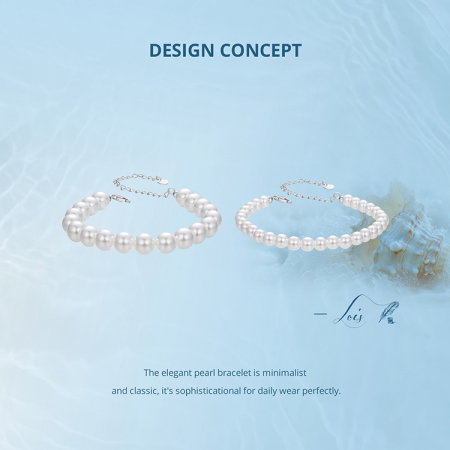 Bratara argint cu perle [12]