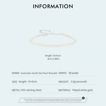 Bratara argint cu perle australiene (imitatii) [9]