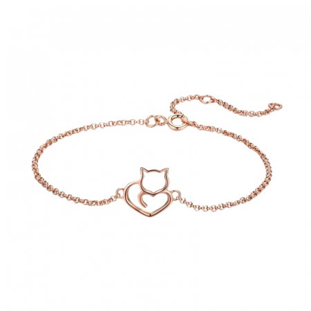 Bratara argint cu pisicuta draguta