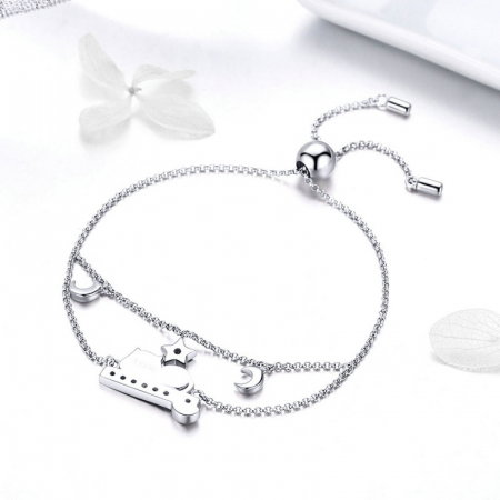 Bratara argint cu pisicuta si zirconii [6]