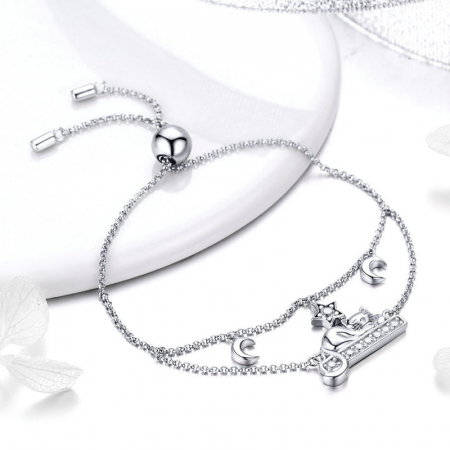 Bratara argint cu pisicuta si zirconii [2]
