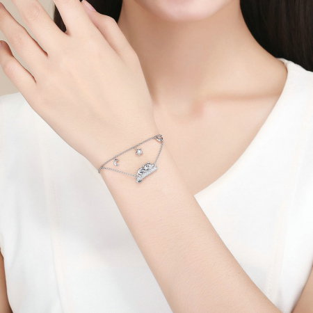 Bratara argint cu pisicuta si zirconii [1]