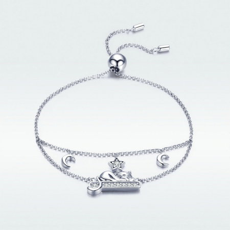 Bratara argint cu pisicuta si zirconii [3]