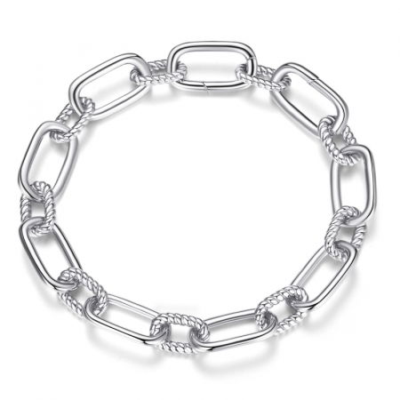 Bratara argint cu zale mari