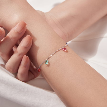 Bratara argint cu Zirconia colorate [1]