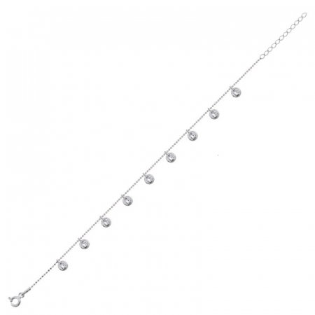 Bratara argint cu zirconii