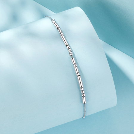 Bratara argint dragoste te iubesc cod morse [2]