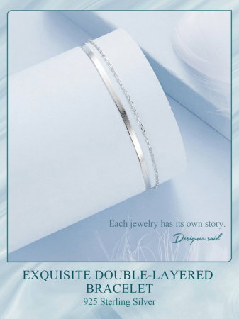 Bratara argint dubla Exquisite [11]