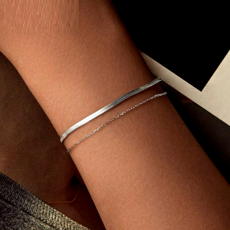 Bratara argint dubla Exquisite [3]