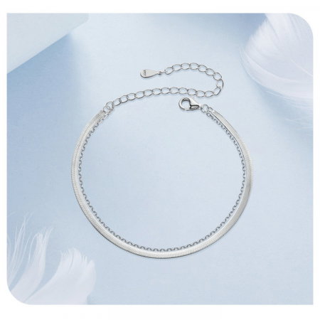 Bratara argint dubla Exquisite [2]