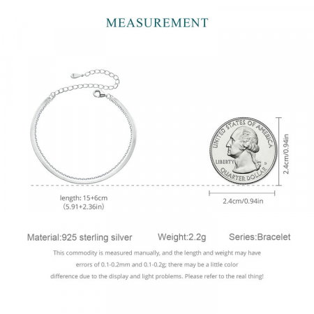 Bratara argint dubla Exquisite [6]