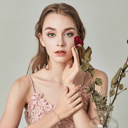 Bratara argint Elf cu zirconii albe [2]