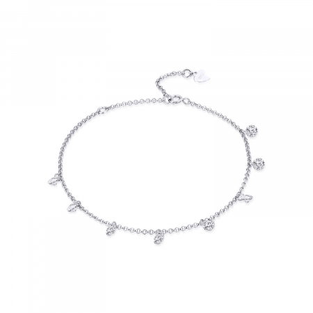 Bratara argint Elf cu zirconii albe