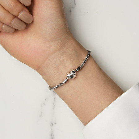 Bratara argint inima cu stelute [7]