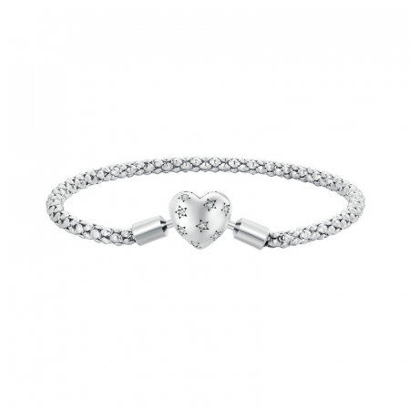 Bratara argint inima cu stelute
