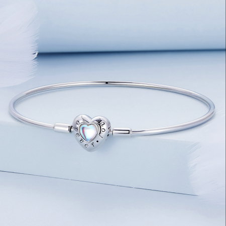 Bratara argint Inimioara cu Piatra Lunii [6]