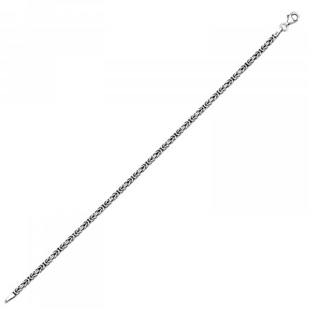 Bratara argint King 3 mm