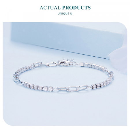 Bratara argint Mix cu zirconii [16]