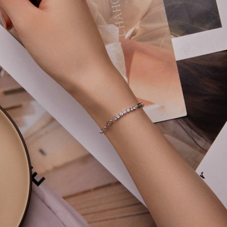 Bratara argint Mix cu zirconii [7]