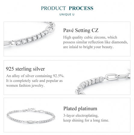 Bratara argint Mix cu zirconii [11]