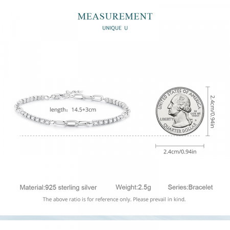 Bratara argint Mix cu zirconii [13]