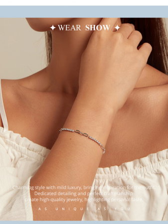 Bratara argint Mix cu zirconii [14]