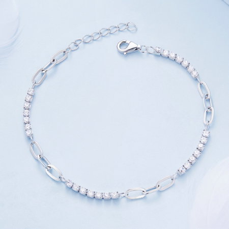 Bratara argint Mix cu zirconii [4]