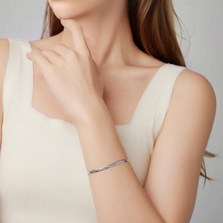 Bratara argint model sarpe [4]