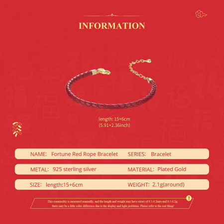 Bratara argint norocoasa cu sfoara rosie [12]