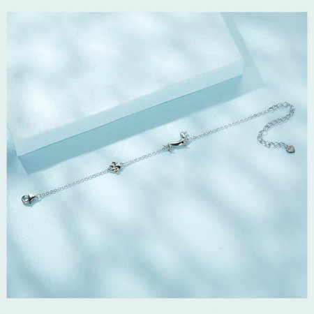 Bratara argint catel si urma labuta [11]