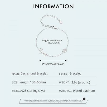 Bratara argint catel si urma labuta [8]