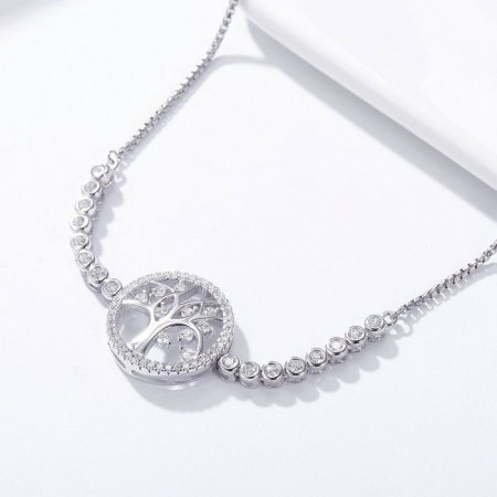 Bratara argint reglabila cu copacul vietii [3]