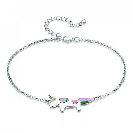 Bratara argint reglabila cu Unicorn [0]