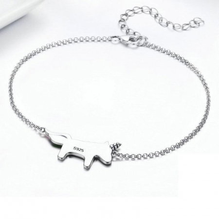 Bratara argint reglabila cu Unicorn [1]