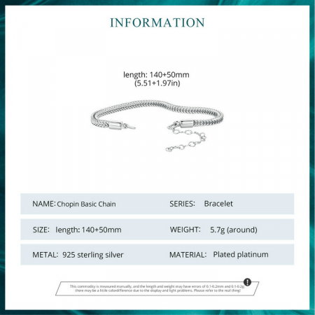 Bratara argint sarpe reglabila 14 + 5 cm fara inchizatoare [5]