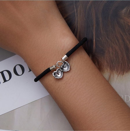 Bratara argint si sfoara cu inimioara [1]