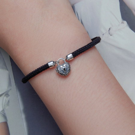 Bratara argint si sfoara cu inimioara [9]