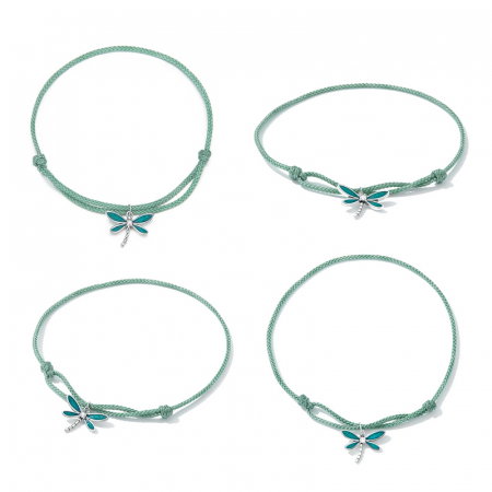 Bratara argint si sfoara cu Libelula [2]