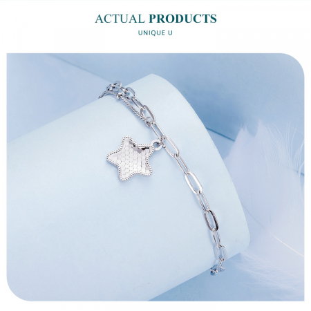 Bratara argint stea stralucitoare [13]