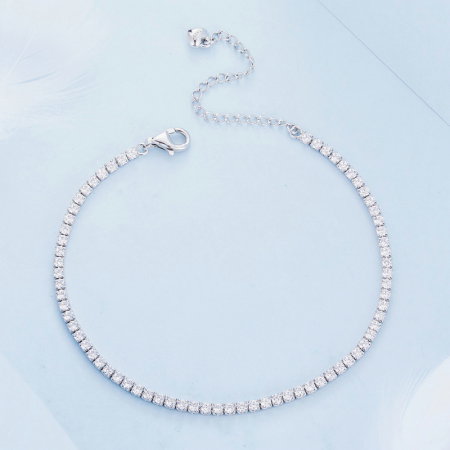 Bratara argint tennis cu zirconii [3]