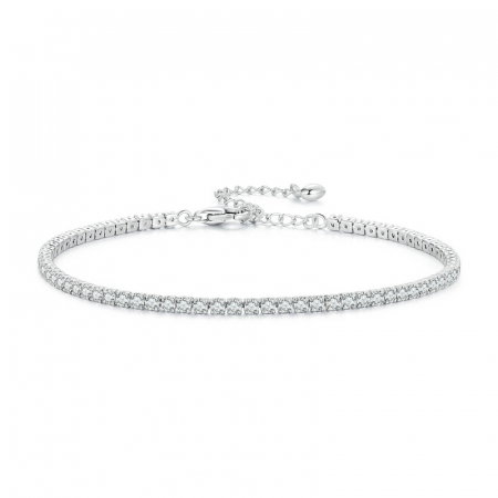Bratara argint tennis cu zirconii