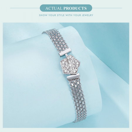 Bratara argint trandafir [7]