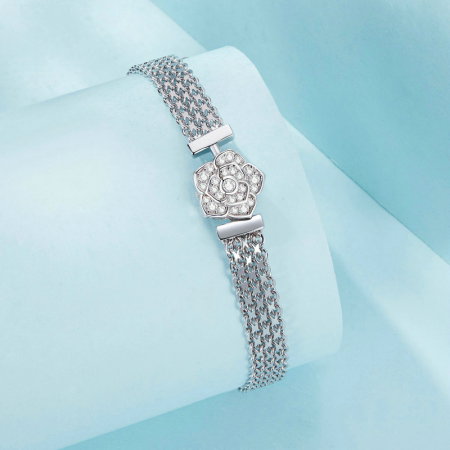 Bratara argint trandafir [3]