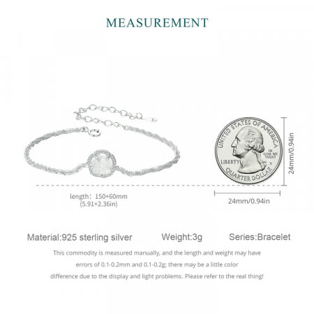 Bratara argint trandafir [15]