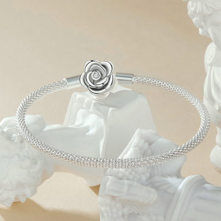 Bratara argint trandafir [2]