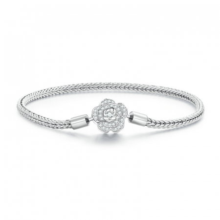 Bratara argint trandafir