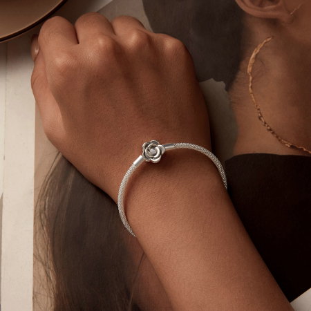 Bratara argint trandafir [6]